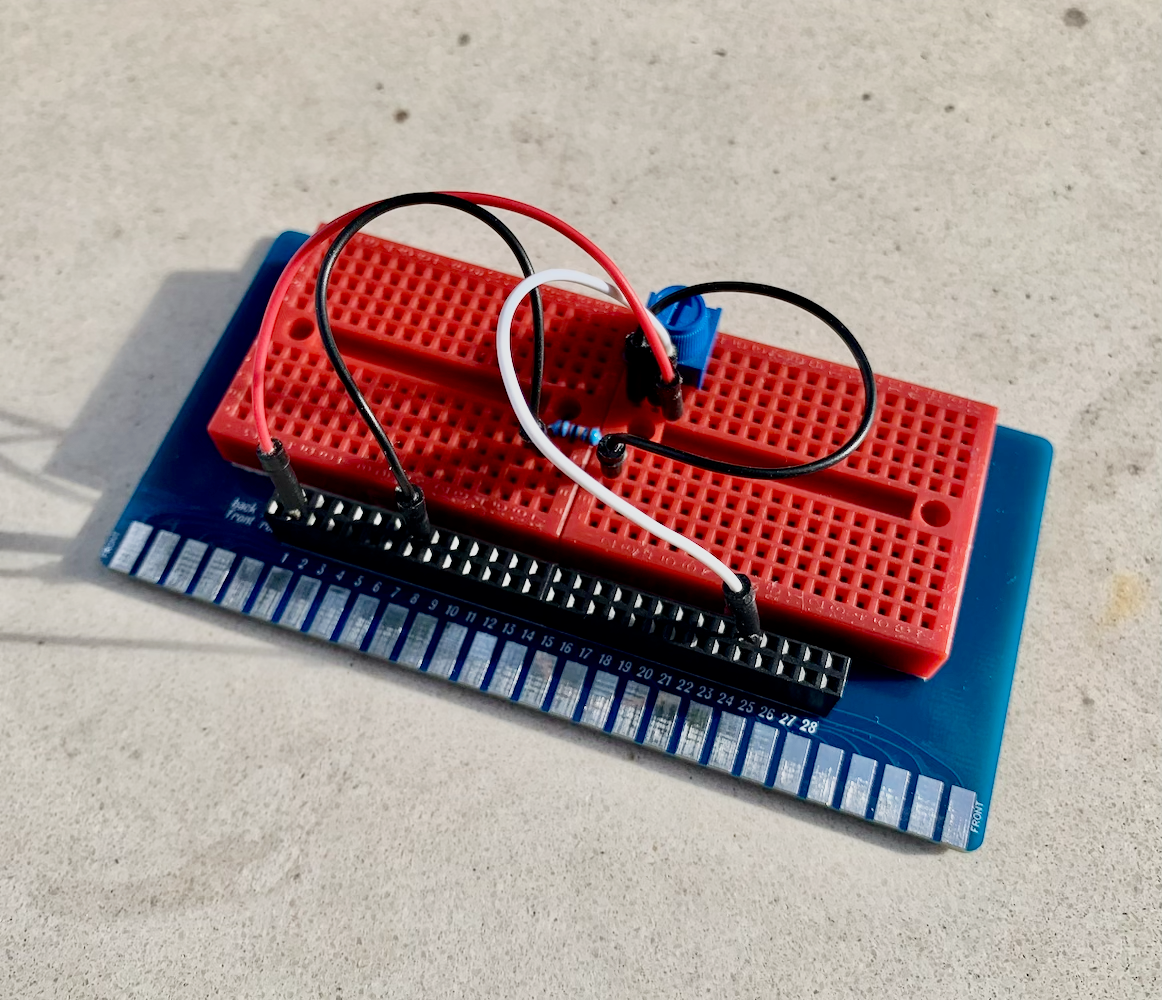 Buddy - passive breadboard experimental card for the Music Easel