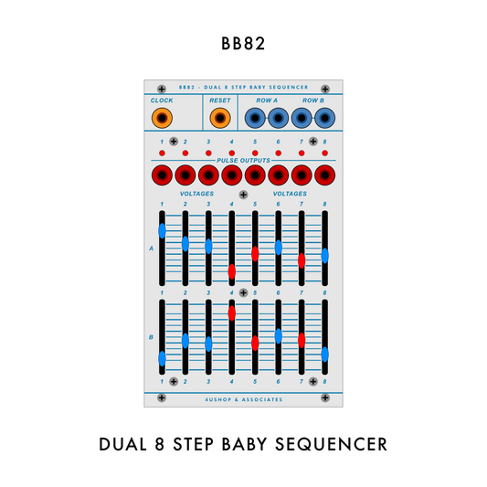 BB82 - dual 8 step baby sequencer