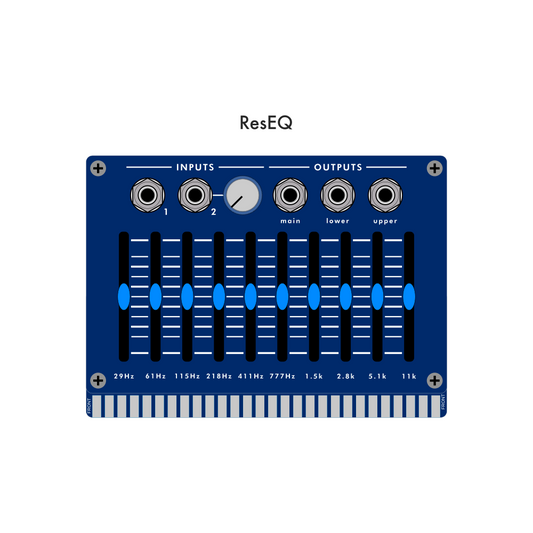 ResEQ - 10 band resonant filter card for the Music Easel